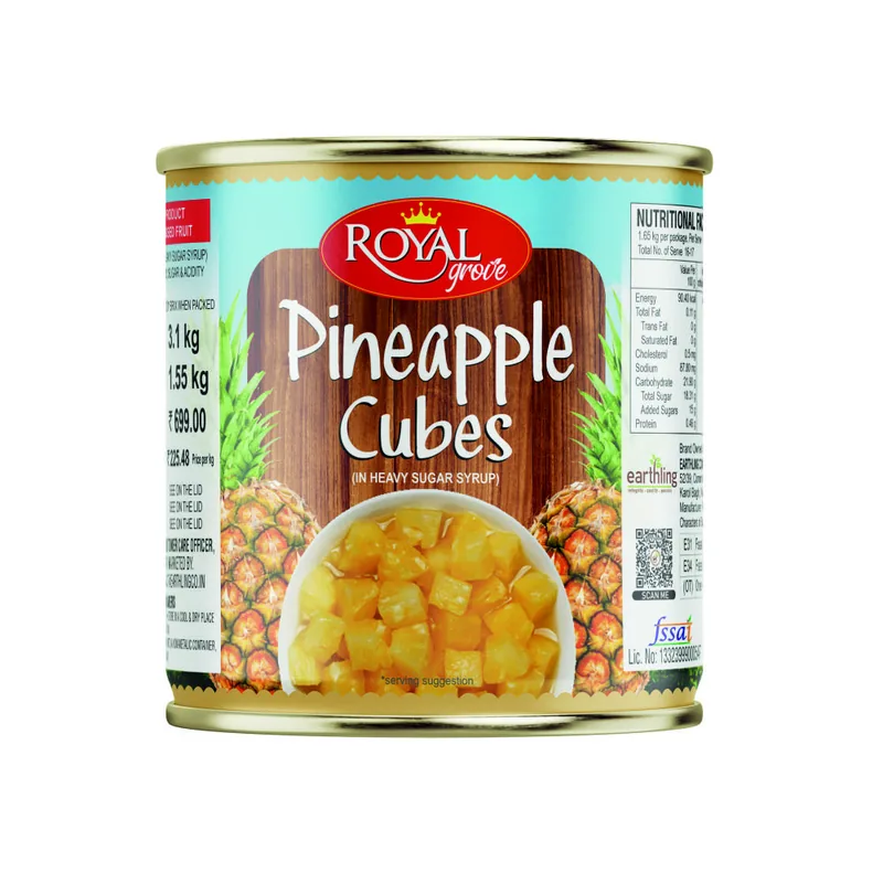 Pineapple Cubes (6 X 3.1 Kg)
