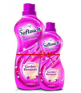 SOFTOUCH FABRIC CONDITIONER - GARDEN BOUQUET , 800 Ml